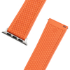 High-Performance Racing Style FKM Rubber Watch Band Engineered With Breathable Perforated Design And Anti-Static Fluorine Polymer For Professional Sports Chronograph Enthusiasts Worldwide