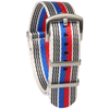 Custom Wholesale 1.4mm Seatbelt Nylon Wrist Watch Bracelet Strap With Brsuhed 304L SS Hardware For OMEGA Watches