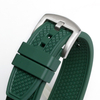 Custom Premium Green FKM Fluorine Rubber Watch Band Embossed 3D Watch Strap for OMEGA Watch From CHWSM Factory