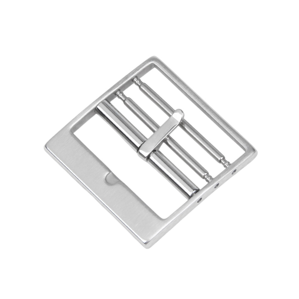 22mm Silver Brushed Flat Metal Watch Buckle 304L SS Watch Clasp For Watch Hardware