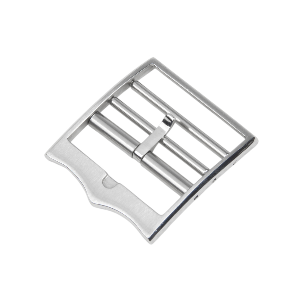Custom Luxury High Grade Brushed 304L SS Square Watch Buckle In 19mm 21mm For Seiko Watch Parts