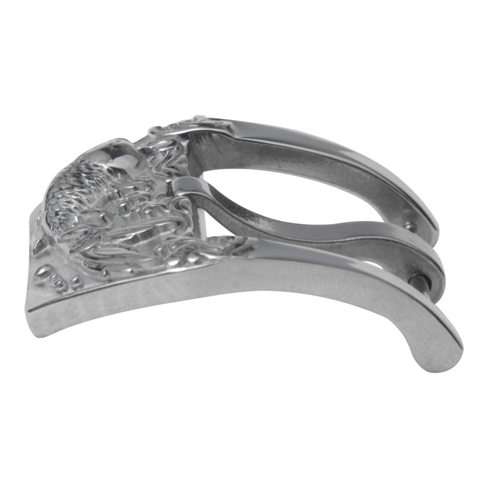 Hot Selling High Grade Brushed 316L SS Embossed Fish Patteren Watch Buckle 20/22/24mm Watch Clasp