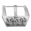 Custom Good Quality Luxury Embossed Buckle 316L SS Watch Clasp Heavy Duty Watch Hardware From CHWSM Manufacture