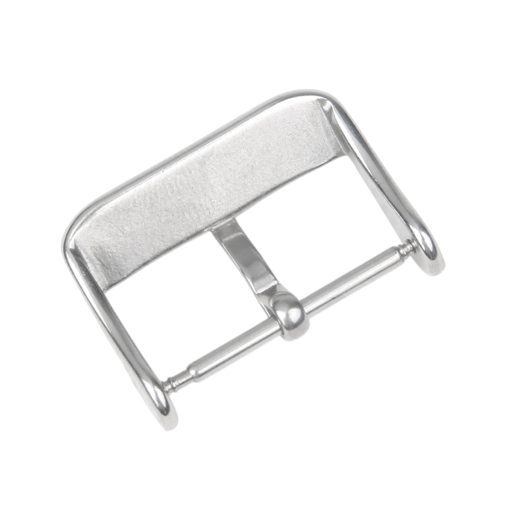 Factoy Custom Wholesale Polished Metal Watch Clasp Silver Watch Buckle For Watch Strap