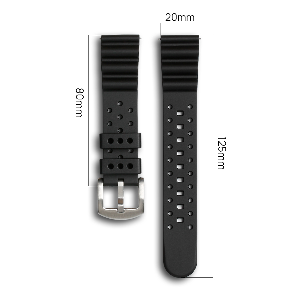 Vulcanized TPSIV Watch Band