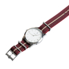High Density Manufacturing Of Premium Twill Weave Nylon Watch Bands Featuring Heavy Duty Brushed Stainless Steel Hardware For International Luxury Sport Timepiece Brands