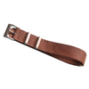 Brown One Piece NATO Style Luxury Vegetable-Tanned Genuine Leather Watch Strap 18 20 22 24MM — B2B Watch Band Factory Custom Design Production For Vintage Watches