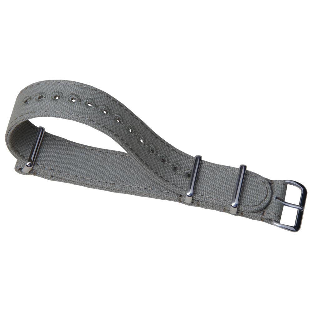 Weatherproof Woven Canvas Fabric Watch Band