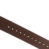 Custom Single Piece Brown Cross-Grain Leather Wrist Watch Bracelets NATO Watch Band 19mm 21mm Manufacturer Low MOQ For Tudor Watches Series