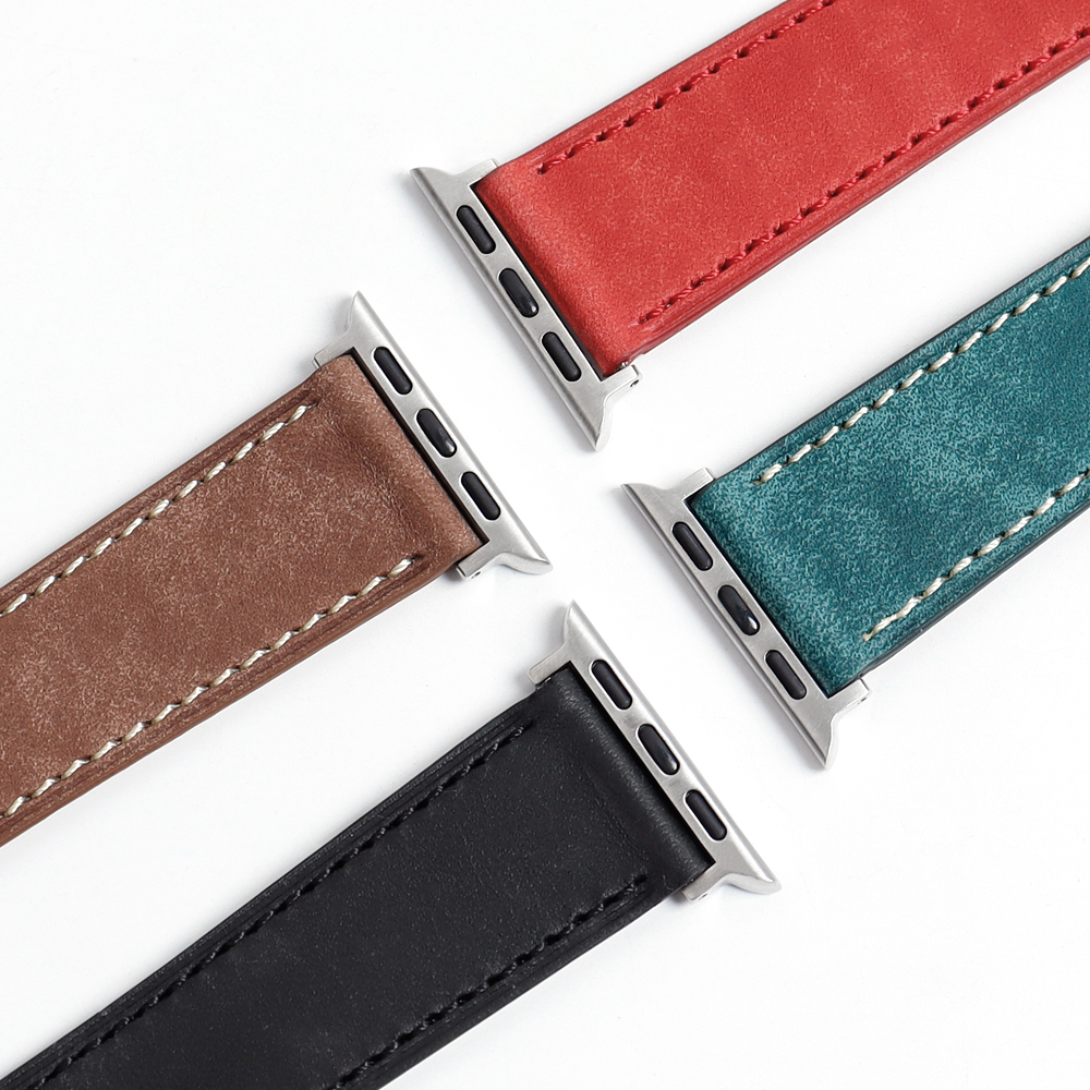 Two Pieces Style Watch Bands Veg Tanned Leather Replacement Straps From A Professional Watch Band Manufacturer Offering Low MOQ Custom Design Production And Global Wholesale