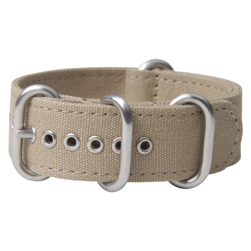 B2B Factory Direct Metal-Grommet Canvas Watch Strap With Durable Buckle Hardware, Precisely Compatible With Brand Watches And Ready For Large-Scale Production And Custom Orders