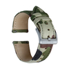 B2B Factory Supplying Low MOQ Good Quality 2 Pieces Style Camouflage Sailcloth Watch Straps With Brushed 304L SS Watch Buckles And Quick Release Spring Bar
