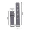 Premium Custom 22mm 24mm Garmin Compatible Canvas Watch Band With Embroidered Hole From Top B2B Wholesale Factory Offering Low MOQ Bulk Production