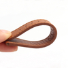 Support OEM/ODM Leather WristStraps Two Pieces Brown Oil-Waxed Genuine Leather Watch Bracelets With Polished Buckle From CHWSM Factory Wholesale Production