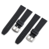 High-Performance Emerald Green FKM Rubber Watch Band Engineered For Professional Divers With Quick-Release Mechanism And Heat-Resistant Fluorine Polymer Construction For Extreme Conditions