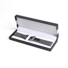 Custom Wholesale Black/Gray Stripe Plastic Watch Strap Storage Box — Table Strap Packaging And Watch Band Storage Solution From A B2B Case Factory