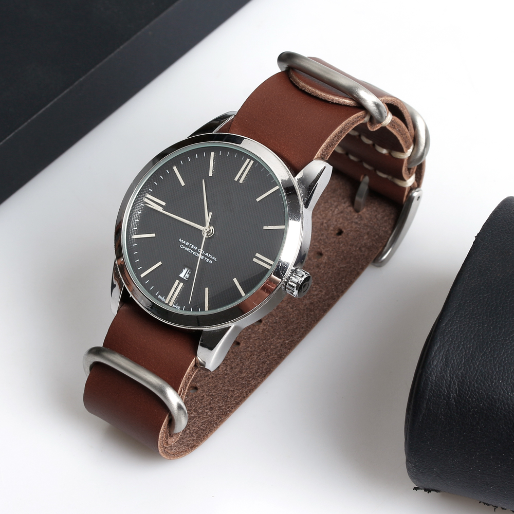 22mm Brown Leather Straps