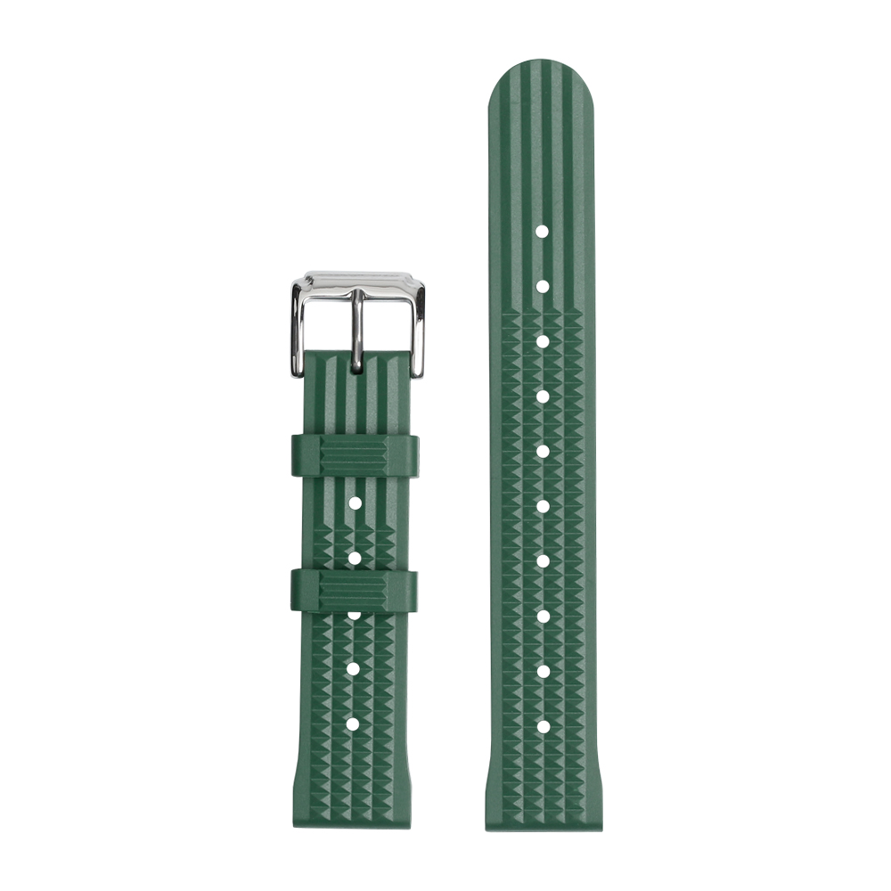 The Ultimate Solution For Sensitive Skin: Non-Reactive Bio-Synthetic Elastomer Watch Straps Designed To Provide A Weightless Sensation While Securing Heavy Mechanical Dive Watches
