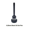 Precision Watch Oiler Pen For Watch Accessories: Black Plastic Body With Stainless Steel Nib, Ideal For B2B Factory Bulk Production And Brand Watch Compatibility