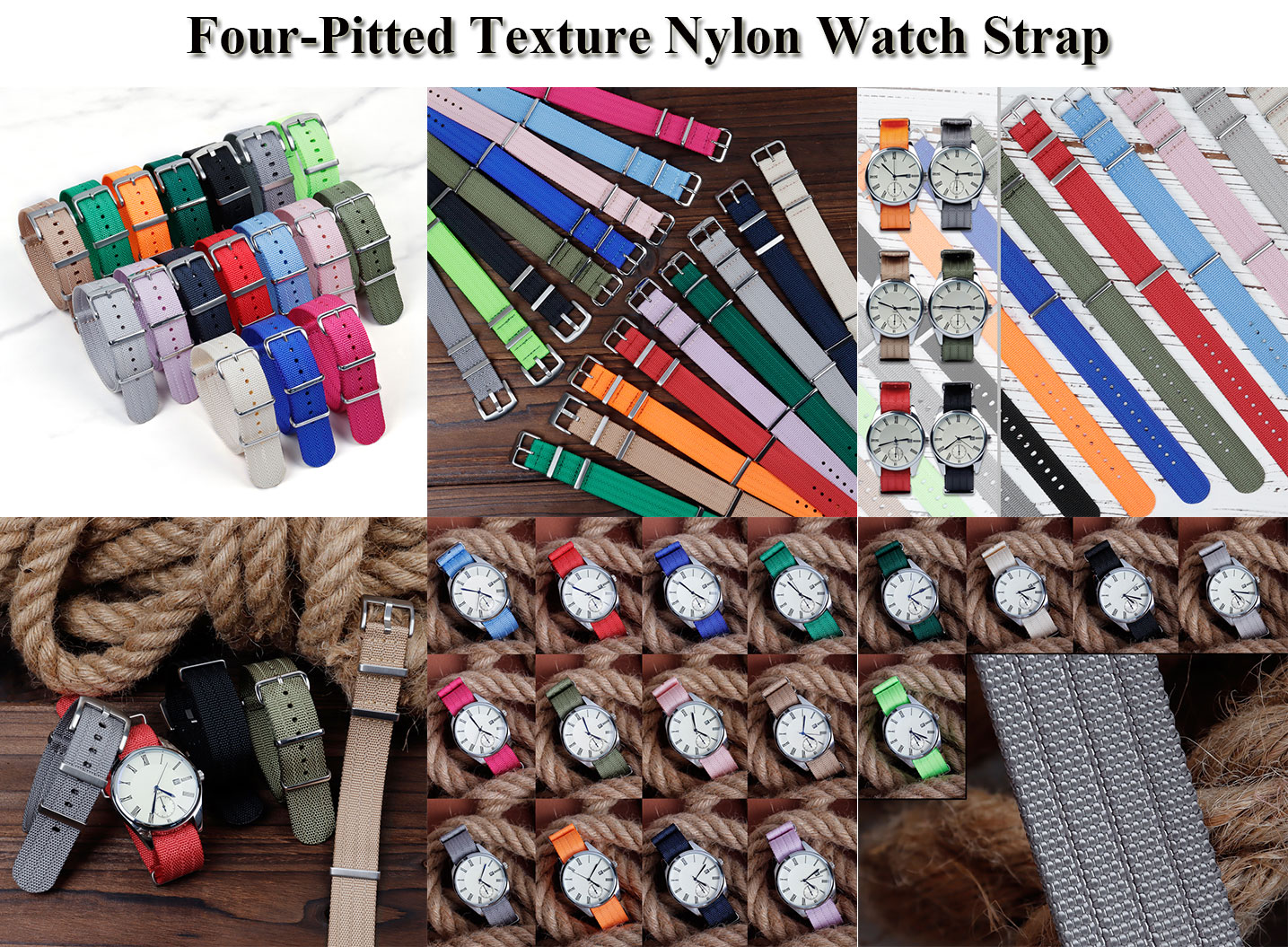 1.0mm Thickness Nato Nylon Watch Straps
