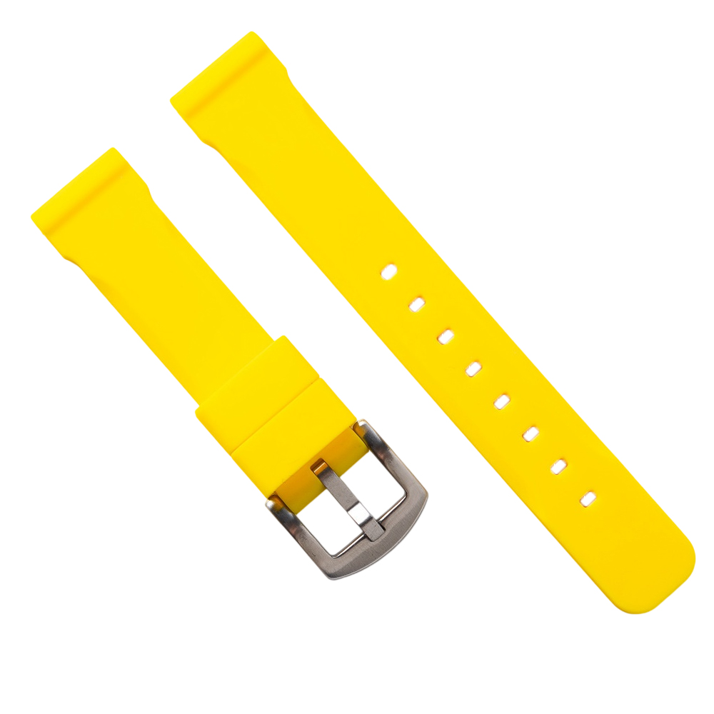 Yellow Soft Silicone Watch Bracelets
