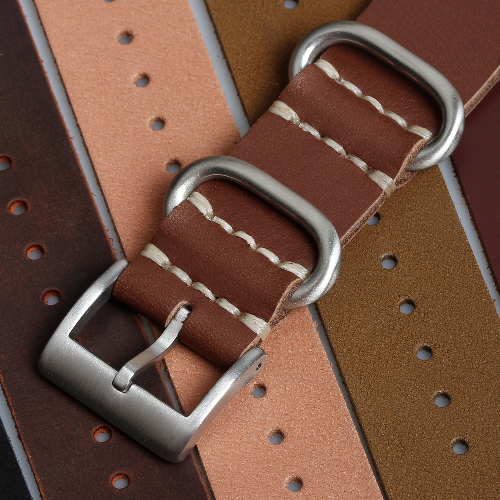 Vintage Brown Leather Watch Bands