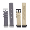 Premium Custom 22mm 24mm Garmin Compatible Canvas Watch Band With Embroidered Hole From Top B2B Wholesale Factory Offering Low MOQ Bulk Production