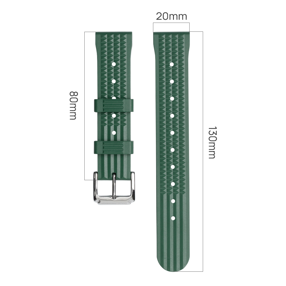 The Ultimate Solution For Sensitive Skin: Non-Reactive Bio-Synthetic Elastomer Watch Straps Designed To Provide A Weightless Sensation While Securing Heavy Mechanical Dive Watches