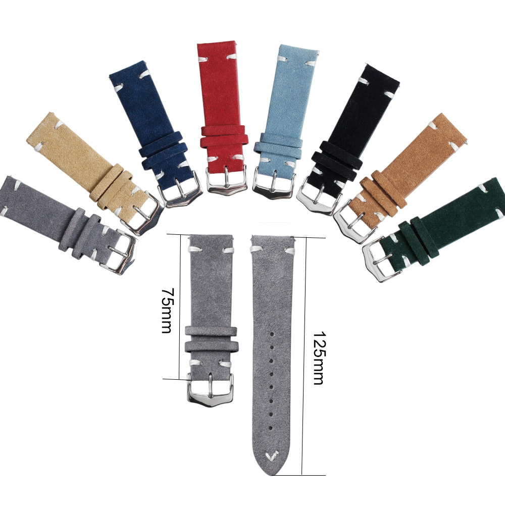 Suede Texture Leather Straps