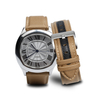 Premium Khaki Sailcloth 2 Pieces Design Engineered For Versatile Customized Watch Bands And High Quality Watch Accessories In Large Scale Bulk Production