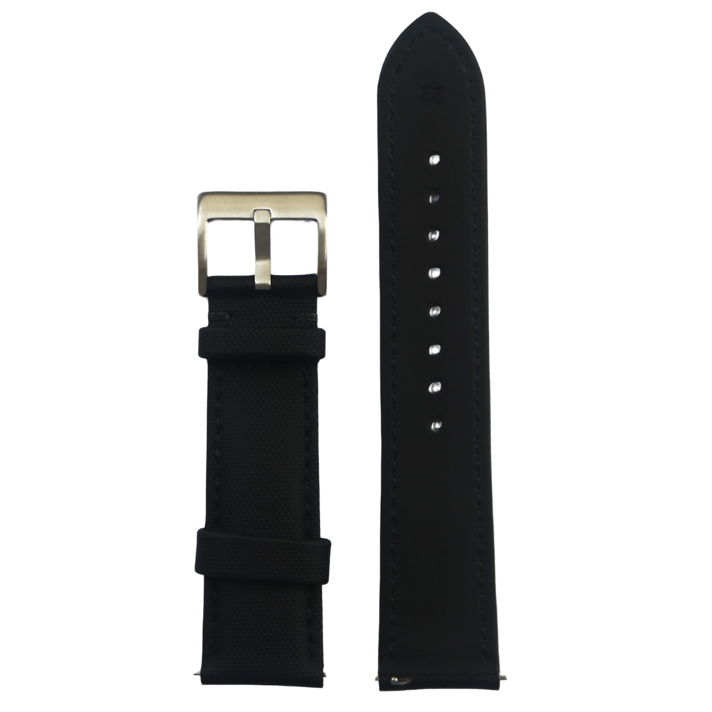 Overcoming Traditional Watch Strap Failure Points With Advanced Two Pieces Style Hypalon Texture Leather+Black Waterproof Leather Hybrid Bands Engineered by Experienced Master Craft Production Teams