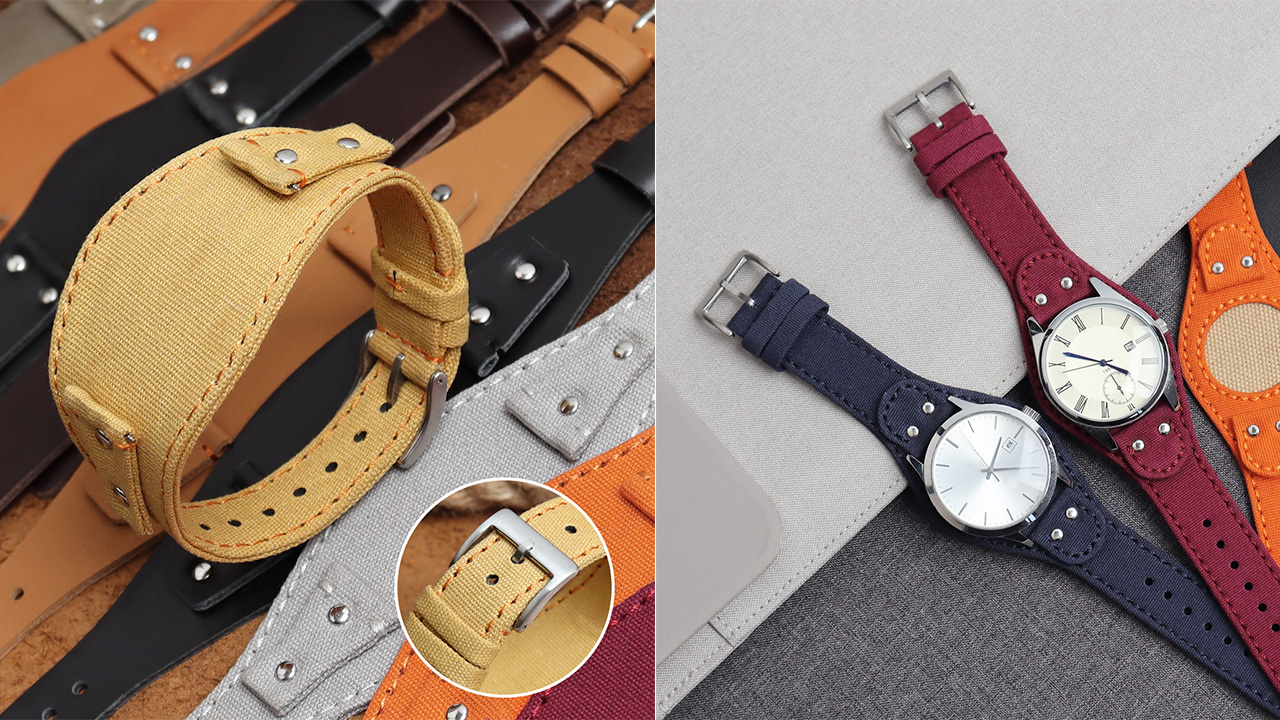 Breathable Canvas Watch Band