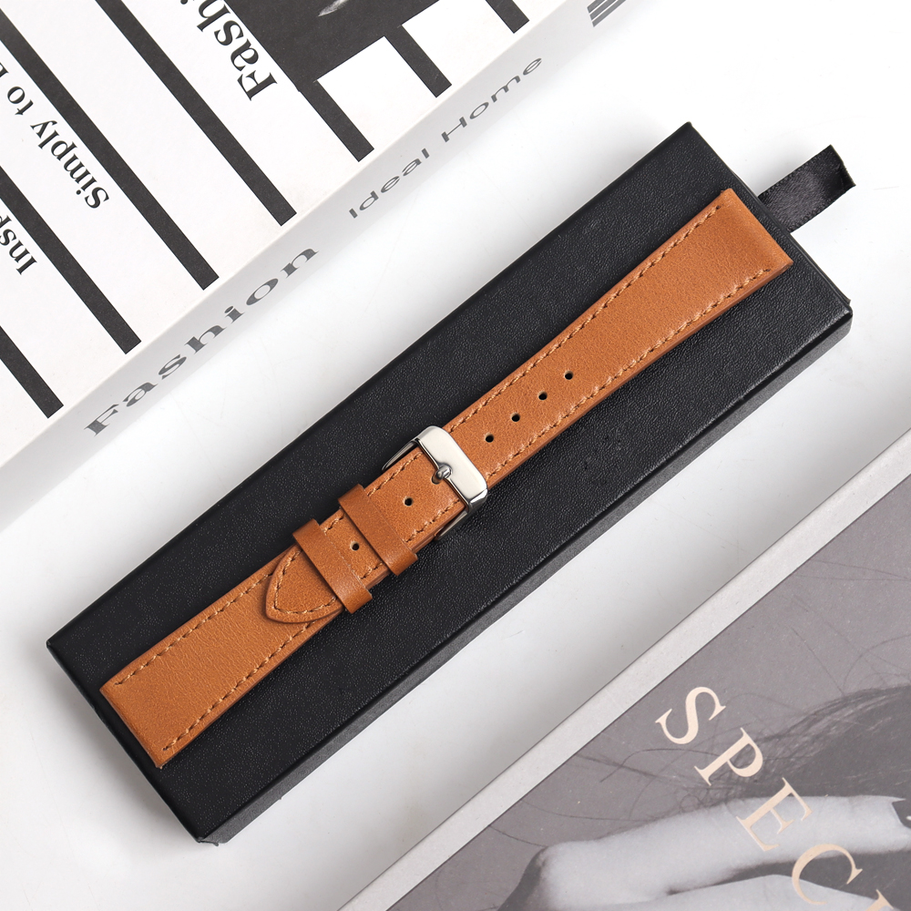 Brown Oil-Wax Leather Straps