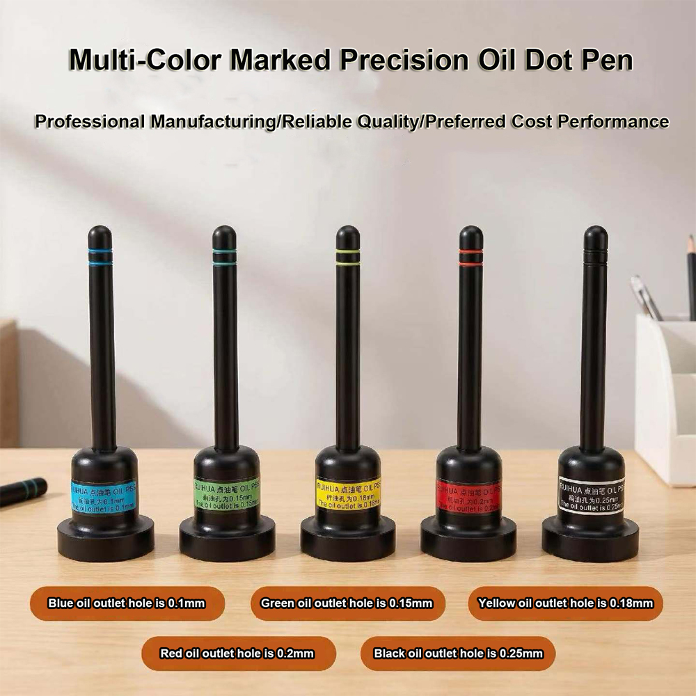 Precision Watch Oiler Pen For Watch Accessories: Black Plastic Body With Stainless Steel Nib, Ideal For B2B Factory Bulk Production And Brand Watch Compatibility