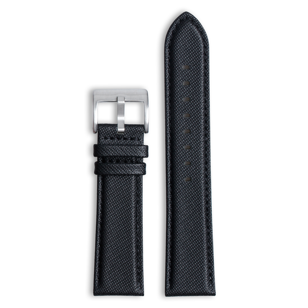 Popular Waterproof Optimized Toothpick-Grain Leather Watchband Sourcing For Outdoor And Dive Watches From China B2B Factory Manufacture