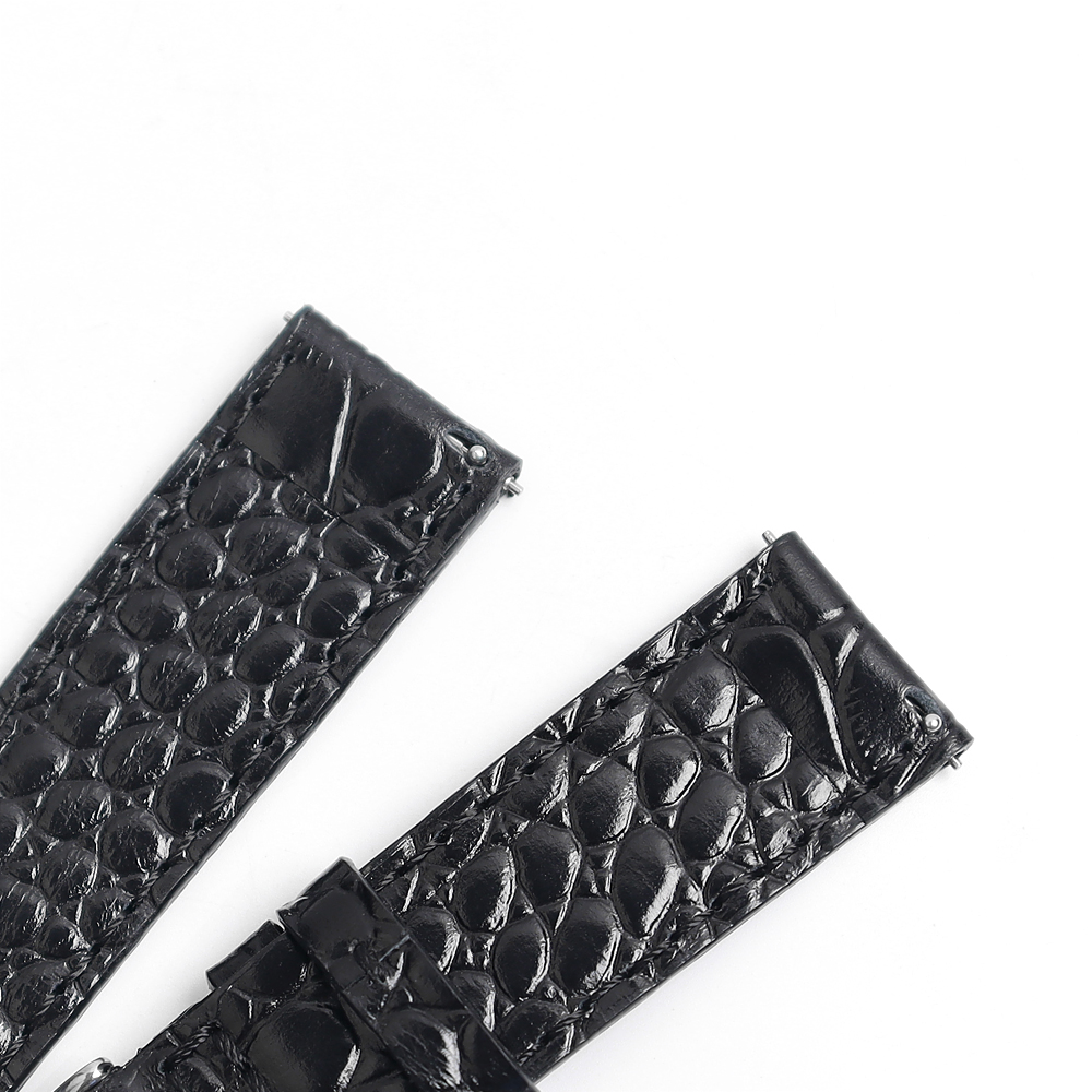 High Precision Manufacturing Of Exotic Alligator Leather Watch Bands Featuring Natural Scale Symmetry For Global B2B Brands Seeking Reliable OEM Factory Strategic Partnerships