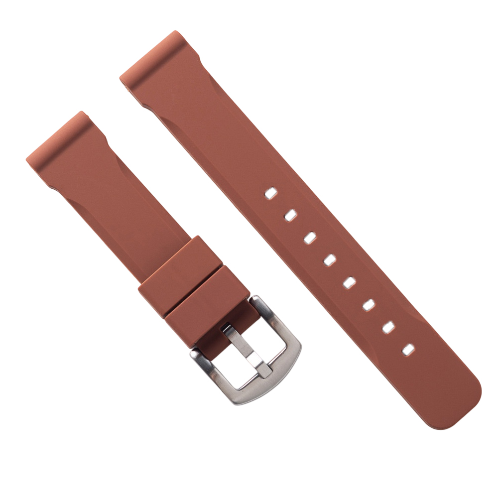 Hot-Selling 18/20/22/24MM Two Pieces Style Silicone Watch Strap Custom Wholesale For Outdoor Sport Casual Watch Collections From A B2B Strap Factory With Low MOQ