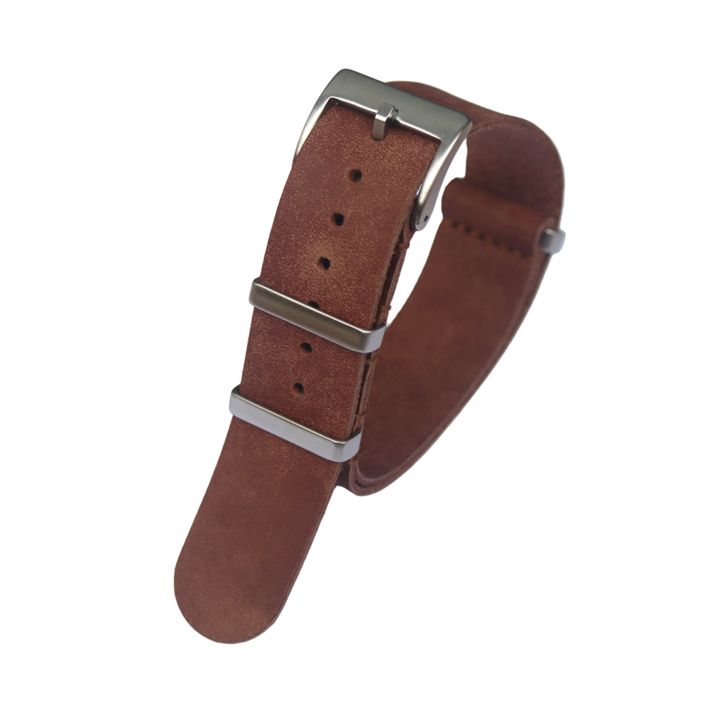 22mm Nato Leather Straps