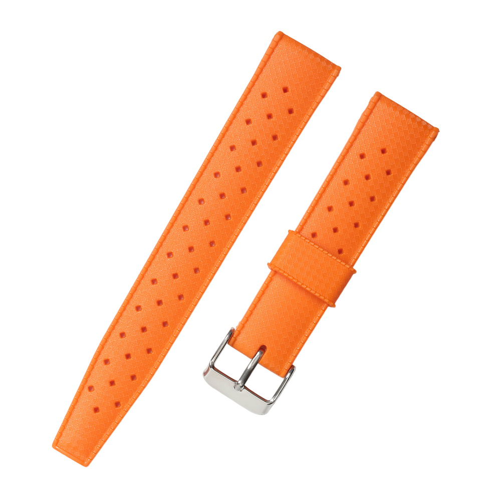 Elevate Your Dive Watch Aesthetics With Our High-Saturation Safety Orange TPU Straps Designed For Maximum Underwater Visibility And Professional Maritime Enduranc