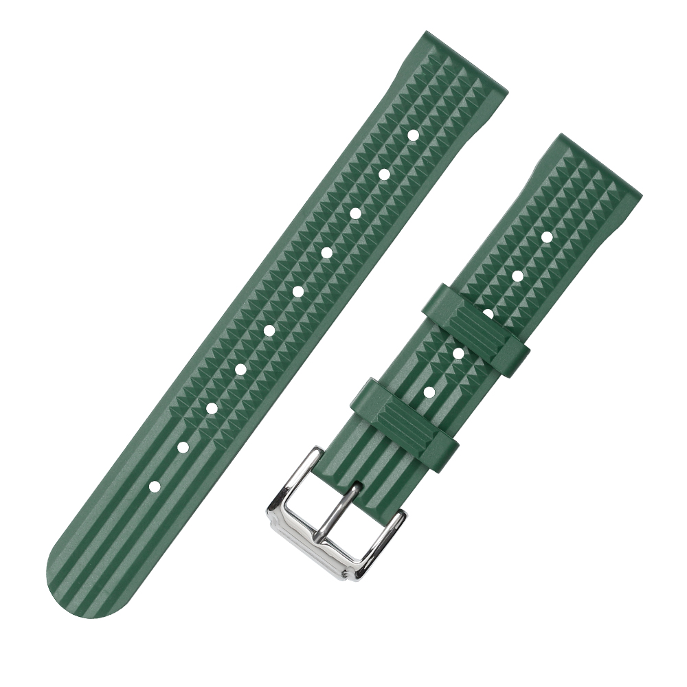 The Ultimate Solution For Sensitive Skin: Non-Reactive Bio-Synthetic Elastomer Watch Straps Designed To Provide A Weightless Sensation While Securing Heavy Mechanical Dive Watches