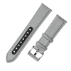 Custom 19mm 21mm Watch Accessories Featuring Minimalist Gray 2 Pieces Cordura+Leather Hybrid Watch Strap From A Top Sourcing B2B Factory Built For Global Brand Watches