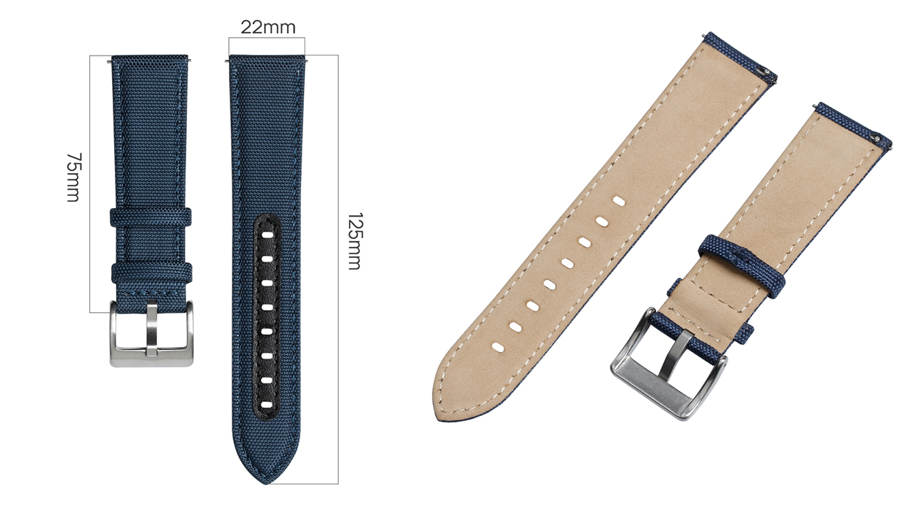 Patch Leather Hole Finish Watch Straps