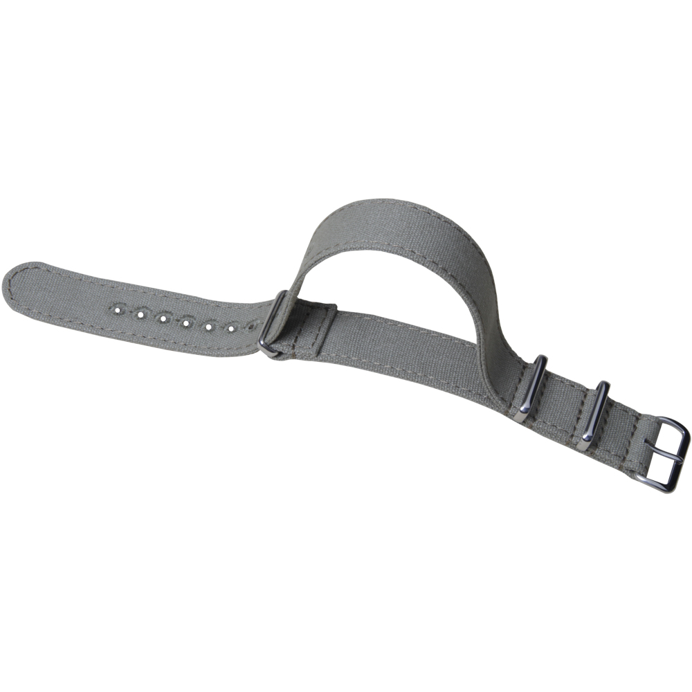 Bulk Production Single Pass Embroidered Eyelet Canvas Watch Band Manufactured by B2B Factory As High Durability Performance Watch Accessories Adapting To Luxury Brands