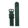 B2B Factory Mass Production Zulu Style Crazy Horse Leather WatchBands With Black PVD Hardware For Rolex Watch Series