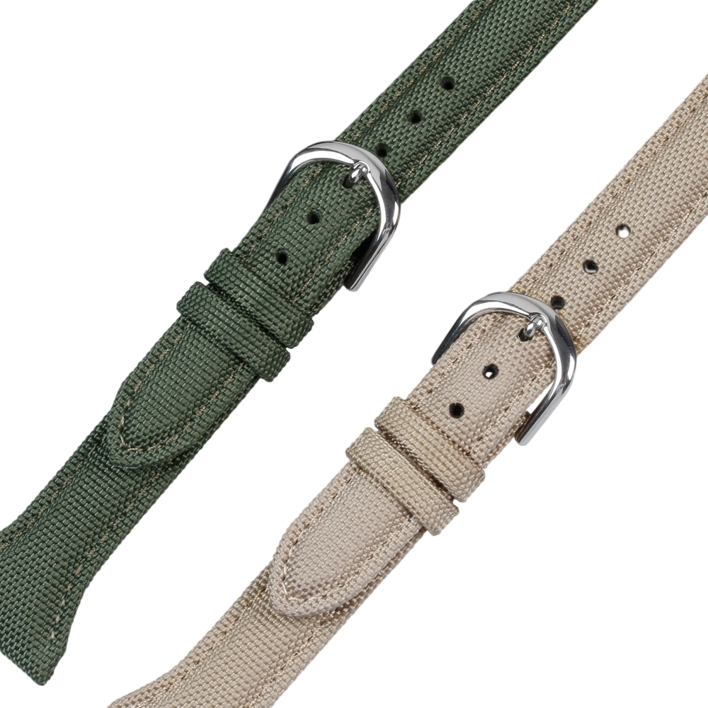 2 Pieces Small Waist Cordura Watch Strap Factory Direct From Strap Manufacturer For Custom Wholesale Projects With Latest Woven Texture Fit Compatible Watch Brands And Watch Hardware Buckle