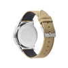 Premium 20MM Beige Canvas Plus Black Genuine Leather Hybrid Watch Strap 2 Pieces Style Crafted By Direct B2B Watch Band Factory For Tudor Watch Series