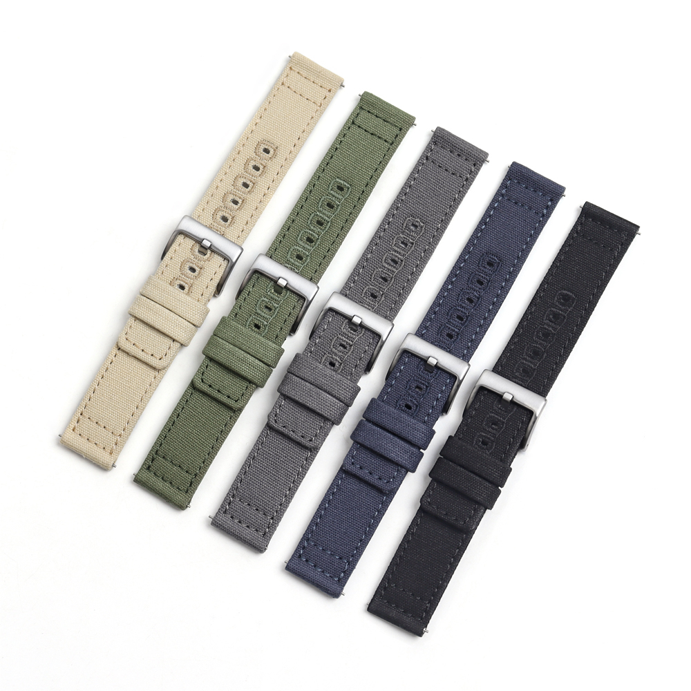 Breathable Canvas Watch Bands