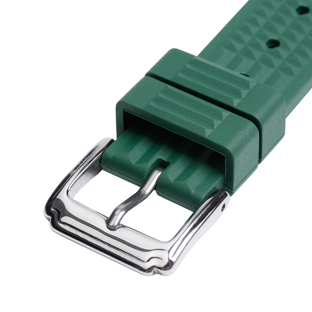 The Ultimate Solution For Sensitive Skin: Non-Reactive Bio-Synthetic Elastomer Watch Straps Designed To Provide A Weightless Sensation While Securing Heavy Mechanical Dive Watches