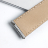 Custom 19mm 21mm Watch Accessories Featuring Minimalist Gray 2 Pieces Cordura+Leather Hybrid Watch Strap From A Top Sourcing B2B Factory Built For Global Brand Watches