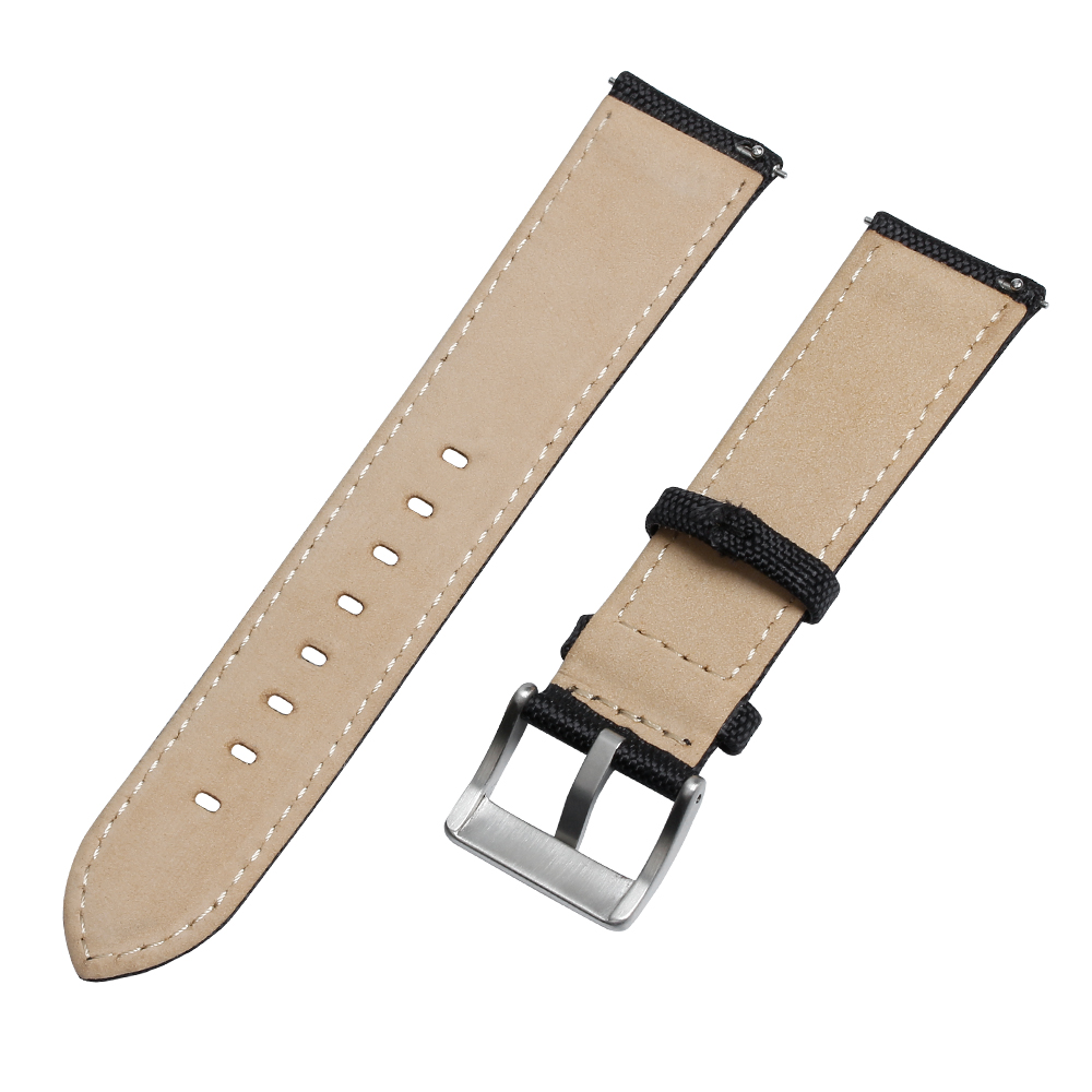 Premium Two Pieces Sailcloth Watch Straps Bulk Production From Certified Watchband Manufacturer With Flexible MOQ For Global B2B Hardware Procurement